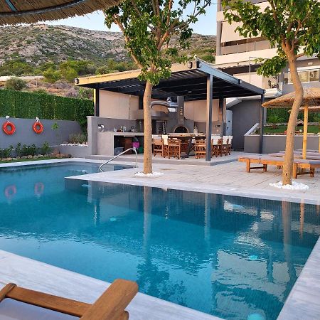 "Stergiou Luxury Apartment 2Nd Floor" Με Κοινη Πισινα Saronida Exterior foto