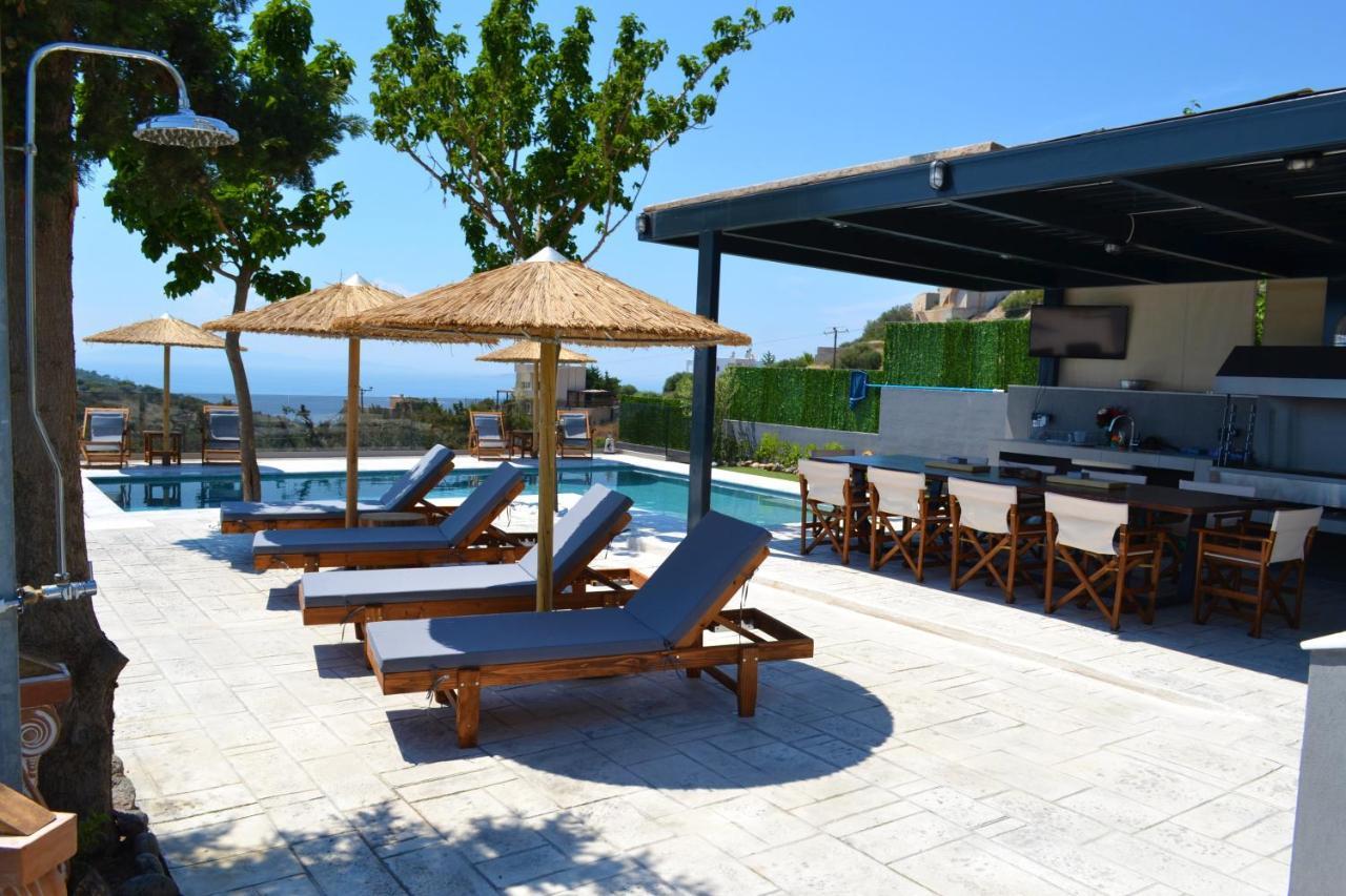 "Stergiou Luxury Apartment 2Nd Floor" Με Κοινη Πισινα Saronida Exterior foto