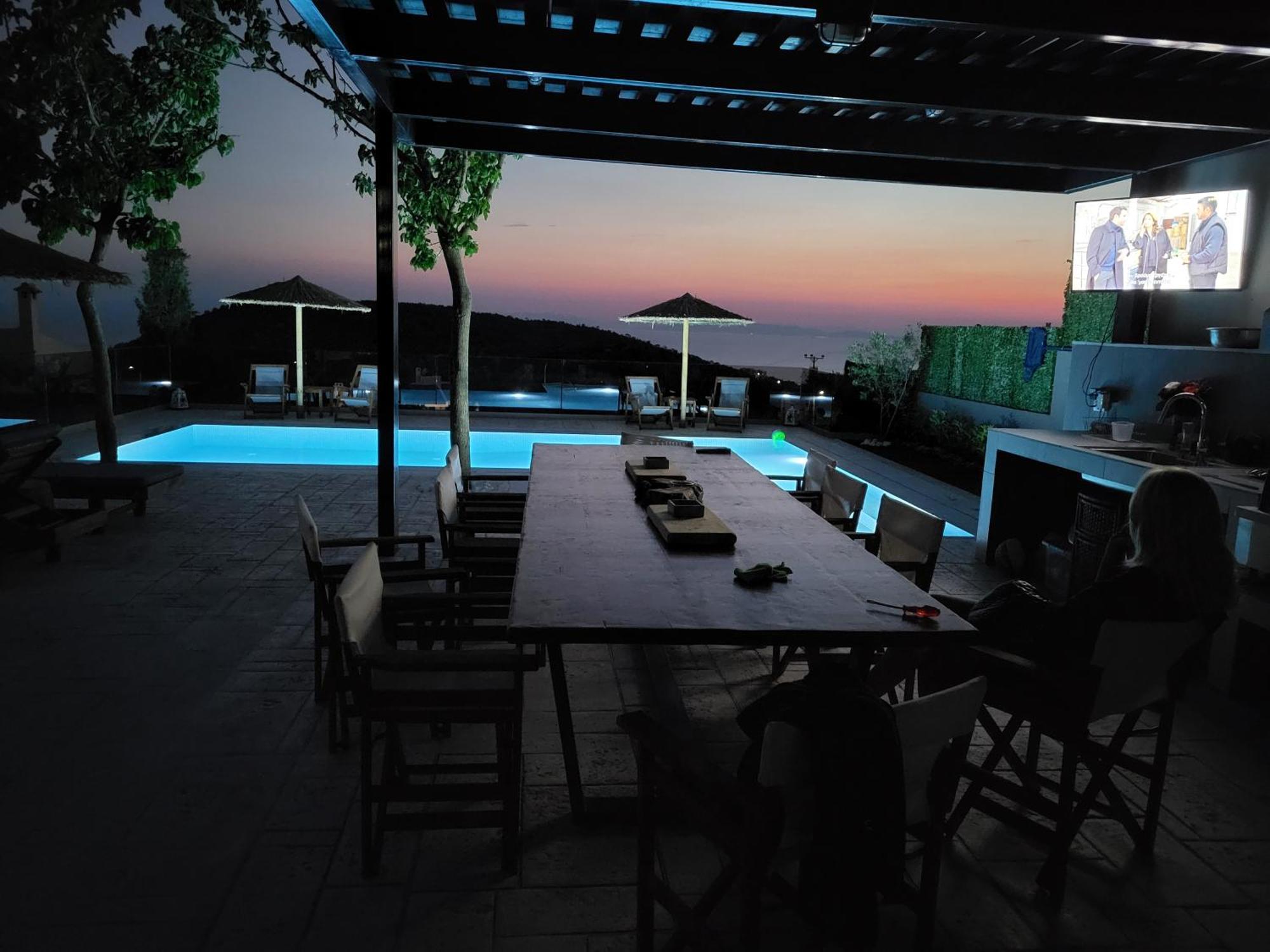 "Stergiou Luxury Apartment 2Nd Floor" Με Κοινη Πισινα Saronida Zimmer foto