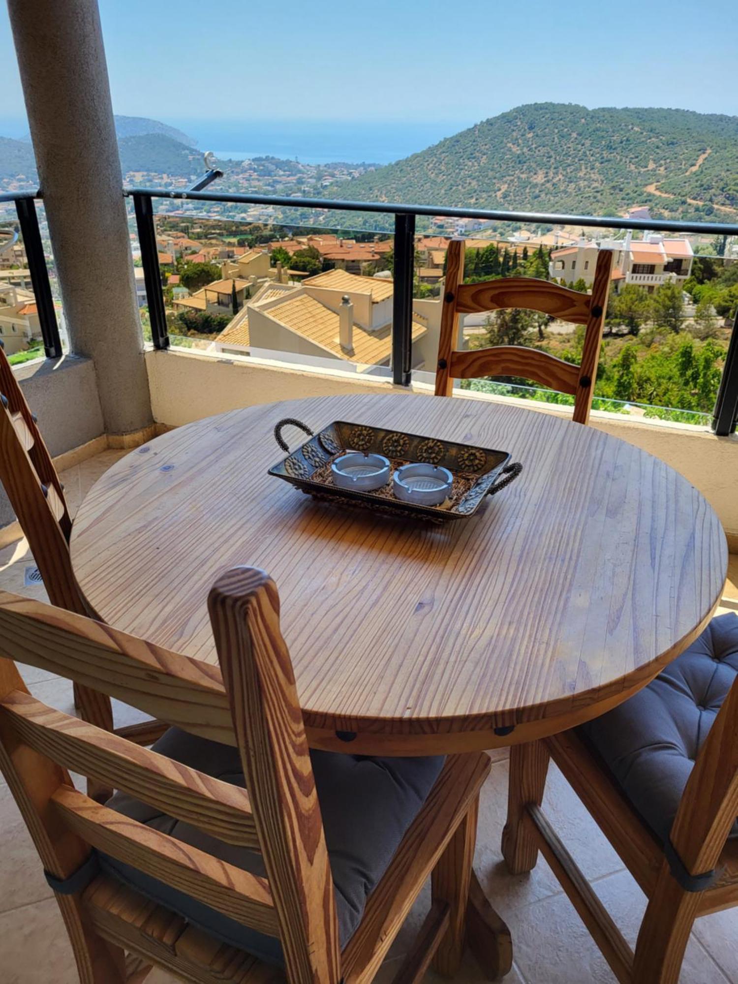 "Stergiou Luxury Apartment 2Nd Floor" Με Κοινη Πισινα Saronida Zimmer foto